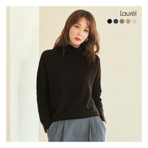 [라우렐] 프리미엄 비버 블렌디드 홀가먼트 풀오버
