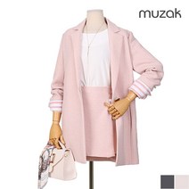 [무자크 (MUZAK)] 멜란지 진주장식 랩 치마반바지 (MH3WPT31)