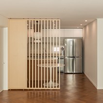 [내일발송+전국무료배송] 포더홈 레인 인테리어 무타공 가벽 공간분리 파티션, 블랙