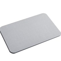 델리아리빙 욕실 주방 현관 규조토 발매트, 그레이(gray)-L, 1개