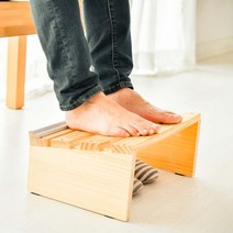 원목 사무실 책상 발 받침대 주문제작, 평면 발받침대600