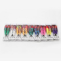 배서 틴셀슷테 한치에기 2개입 65mm, 01 레드/그린