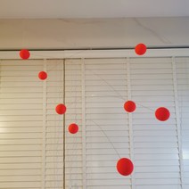 플렌스테드 모빌 푸투라 futura 행성 우드 DIY Flensted Mobile, 레드볼 8개