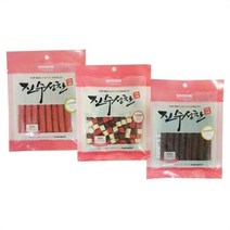 보상훈련용 갱얼쥐 한입 믹스 져키 2개 고급간식 육포, 종류/소고기