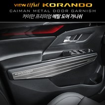 [뷰티풀코란도] 카이만 메탈 도어 가니쉬, 단품