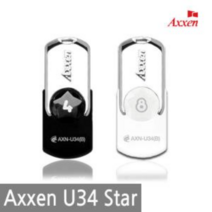 Axxen U34-STAR USB메모리64GB 블랙 (스윙형)