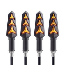 2pc 12 LED 턴 시그널 오토바이 라이트 야마하 tdm 850 혼다 x4 스즈키 v 스트롬 650 KTM 50cc 모토 액세서, 21 HUA-4PCS