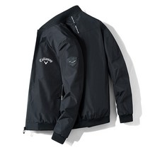 등산자켓 Callaway-골프 가을 남성 재킷 지퍼 칼라 골프 야구 유니폼 캐주얼 스포츠 탑