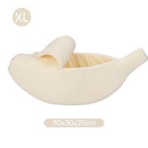 강아지 드라이룸 바나나 모양 애완견 고양이 침대 집 매트 내구성 개집 강아지 쿠션 바구니 따뜻한 휴대, 05 04_03 65x25x18cm