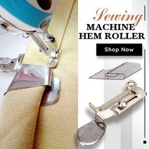 재봉틀 밑단 롤러 Chzimade 오버록 폴더 모든 크기 Hemmer BIinder 재봉 부품 노루발 액세서리, 5mm