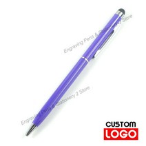 볼펜 스타일러스 범용 사용자 정의 텍스트 학교 광고 개, 4.8 PurPle