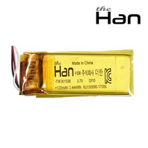 더한 리튬 폴리머 배터리 충전지 301538 120mAh