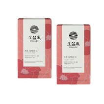 오설록 제주 동백꽃티 1.5g 20티백 x 2개, 40개