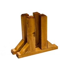 아이베란다 원목파티션 내외부용 래티스 지지대, 오크, 내외부용_요자 모양(소) (2개1SET)