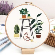 러브핑코 프로방스 자수 프랑스 십자수 DIY 패키지 14종, 09.레이지