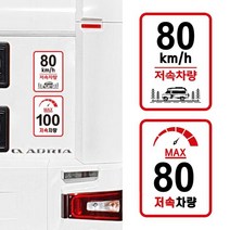 캠핑카 80km 속도 제한 고휘도 반사 자동차 스티커, 엘림헬스케어81 03. 일반90km
