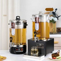 차탕기 전기 유리 가정용약탕기 카페 한의원 10L 30L, 업그레이드된 20-차 배수구