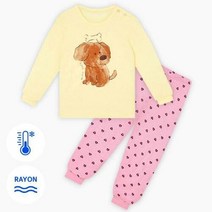 이랜드 [모이모이깜피](1+1) 소프트디노(그레이)와 리틀퍼피 비스코스레이온 9부 실내복_괴정점