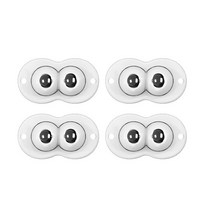 자전거 휠셋 4PcsSet Self Adhesive Mute Ball Universal Wheel Stainless Steel Beads Pulley Storage Box Beds, [03] White 2 Beads