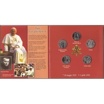 기념주화 동전 주화 몰타 기사 기념 동전 2005 교황 바오로 2 세대 유럽 5 개, 한개옵션0