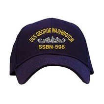 Spiffy Custom Gifts 스파이피 커스텀 선물 USS 조지워싱턴 SSBN598 야구모자 자수 캡모자