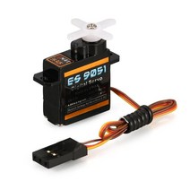 플라스틱 기어 EMAX 디지털 플라스틱 기어 서보 RC FPV 고정익 비행기 콥터 ES9051 4.3g 0.09 초 60 개, 01 1Pcs, 01 1Pcs