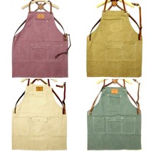 4포켓 바리스타 카페 앞치마 강식당2 by하이에이프런, 1개, 캔버스C_4포켓_마젠타핑크