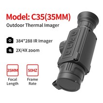 hd 사냥 열 화상 카메라 레이저 범위 단안 열 범위 640480 사냥 야간 투시경 단안경 광학 시력, c35 35mm 렌즈