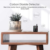 이산화탄소경보기 캠핑 가정 공기질 산소 일산화탄소 측정기 O2 감지기 온도 습도 용 3 in1 정확한 테스터, 한개옵션0
