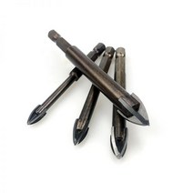 드릴 비트 크로스 헥스 타일 유리 세라믹 콘크리트 구멍 오프너 합금 삼각형 텅스텐 카바이드, [6] 8 mm