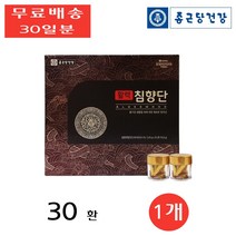종근당건강 활력 침향 단 환 녹용 홍삼 건강 선물 효능 제품 3.75g x 30환 1개