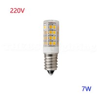 220VLED바 E14 LED 전구 AC 220V LED 옥수수 전구 SMD2835 360 빔 각도 E14 LED 스포트라이트 할로겐, 01 Cold White, 02 E14 7W 220V