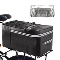 [자전거뒤바구니] 모던드로우 자전거 뒷좌석 짐가방, 12 L, 레인커버포함
