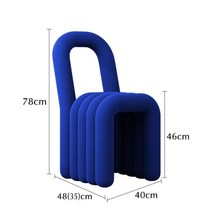 볼드체어 스툴 벤치 카페 인테리어 의자 bold chair 무스타슈유명인 네일샵 의자, A
