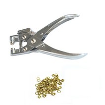 [ABC문구]화신 아일렛 펀치 + 아일렛핀 골드 200개