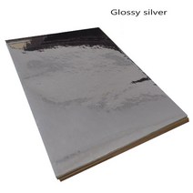 A4 빈 골드 투명 홀로그램 실버 스티커 라벨 용지 레이저 프린터 전문 특수 레이어 10 개, 01 Silver