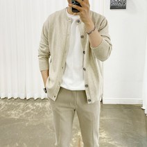 아도르클래식 노카라 5컬러 캐시미어 니트 긴팔 가디건