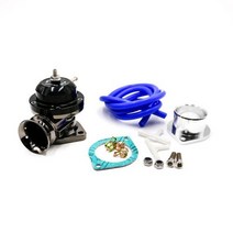 차량 전자 블로우 오프 밸브 유니버설 터보 블로우 오프 밸브 조절 가능 25psi BOV 덤프/블로우 어댑터, Black