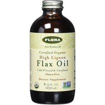 Flora High Lignan Flax Oil 플로라 하이 리그난 플랙스 오일 500ml, 1개
