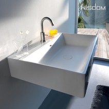 [위즈덤]벽걸이세면기 WD-38114, 단품