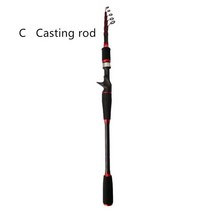 돌돔낚시대 3 스타일 카본 캐스팅 피쉬로드 텔레스코프 1.8m - 3.6m 솔리드 팁 텔레스코픽 스피닝로드 카본 루어로드 트래블 30, 2.1m, 하늘색