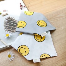 [바이천] 마스크원단 면20수 smile 2color, 화이트