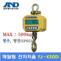 AND 매달림 전자저울 FJ-K500 (500kg)도축장 육가공장 산업현장 - 호이스트저울