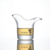 일본 산토리 히비키 무연 유리 작은 예쁜 사케 위스키 술 잔, 링HIBIKI컵2개