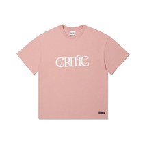 크리틱 Shine Logo T-Shirts Pink