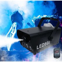 안개 발생기 스모그 기계 행사장 무대연출 미니, 리모콘 LED 초록연기