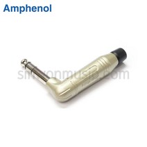 암페놀 ACPS-RN ㄱ자 니켈도금접점 납땜용 6.3mm(TRS)플러그