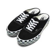 [국내정식매장] VANS 남녀공용 운동화 어센틱 뮬 스택드 - 캔버스 체크 VN0A4BW18BM1 Authentic Mule Stacked CANVAS CHECK