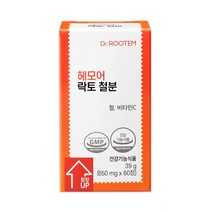 헤모어 락토 철분 비헴철 철분제 1박스 2개월분, 없음