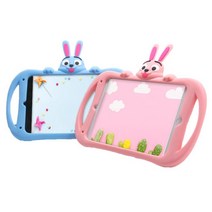 아이패드 에어3 10.5 토끼 손잡이 안전 케이스 말랑한케이스 편리한케이스 초등학생, 에어3 토끼실리콘케이스